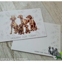 Hooray for Today - Postkarte A6-Format