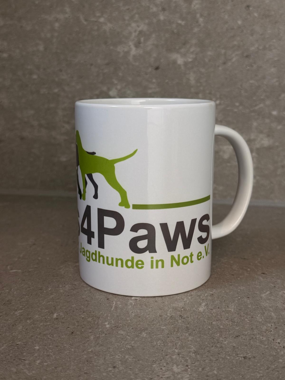 Keramiktasse Hands4Paws – Bild 2