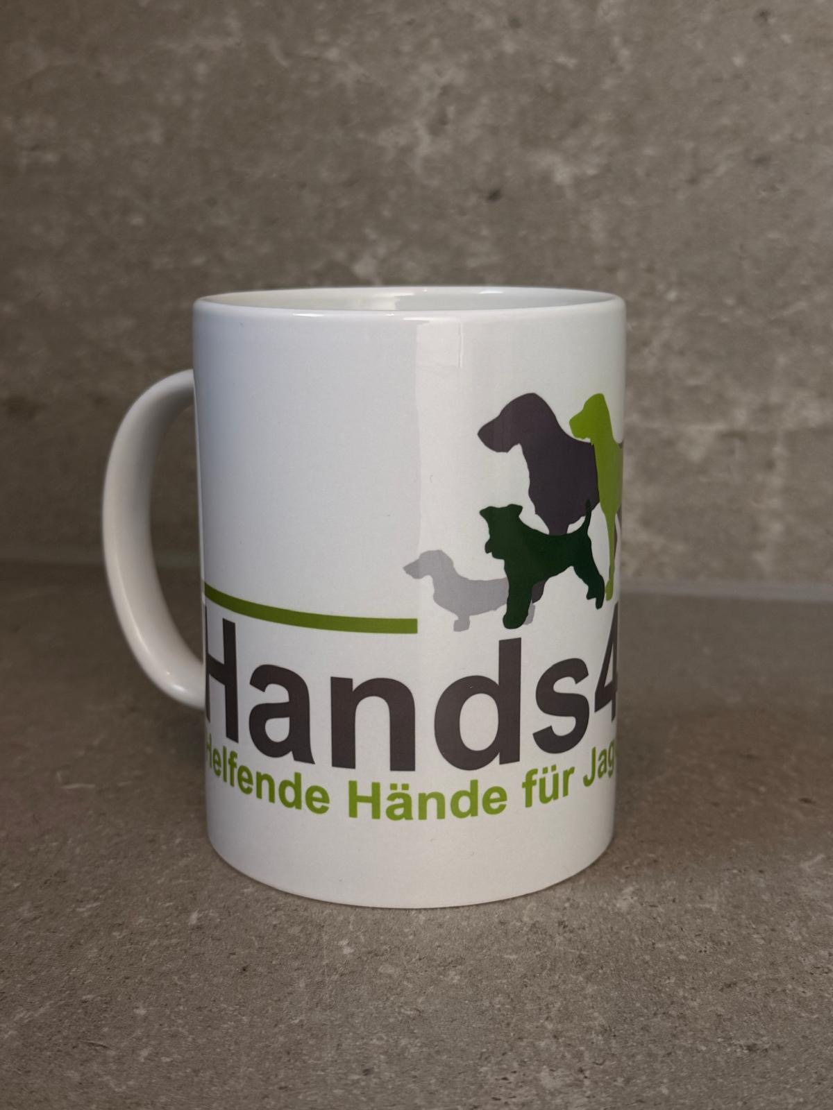 Keramiktasse Hands4Paws – Bild 3